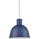 Irving 1 Light 16 inch Indigo Blue Pendant Ceiling Light
