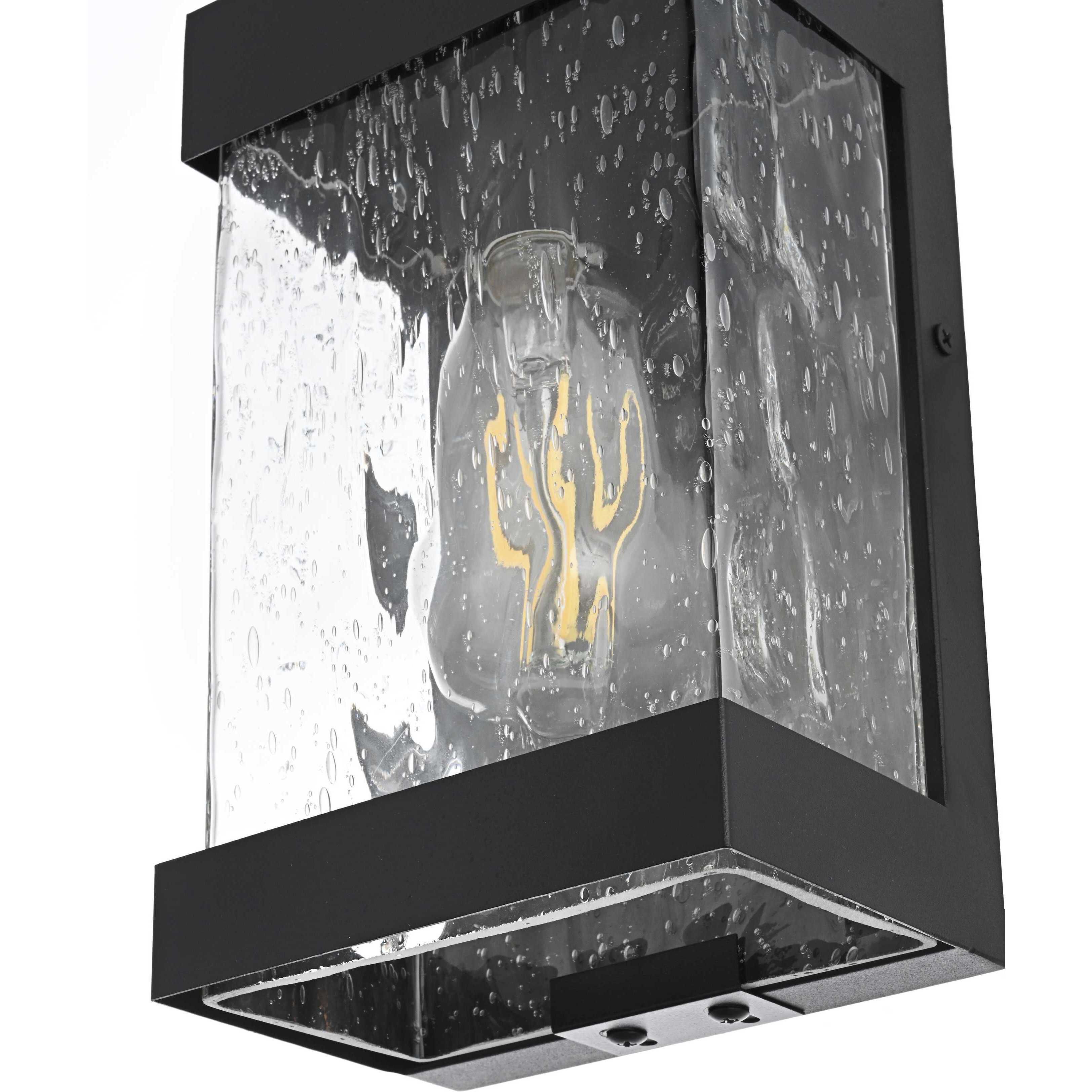 Thompson 1 Light 10 inch Black Outdoor Wall Sconce