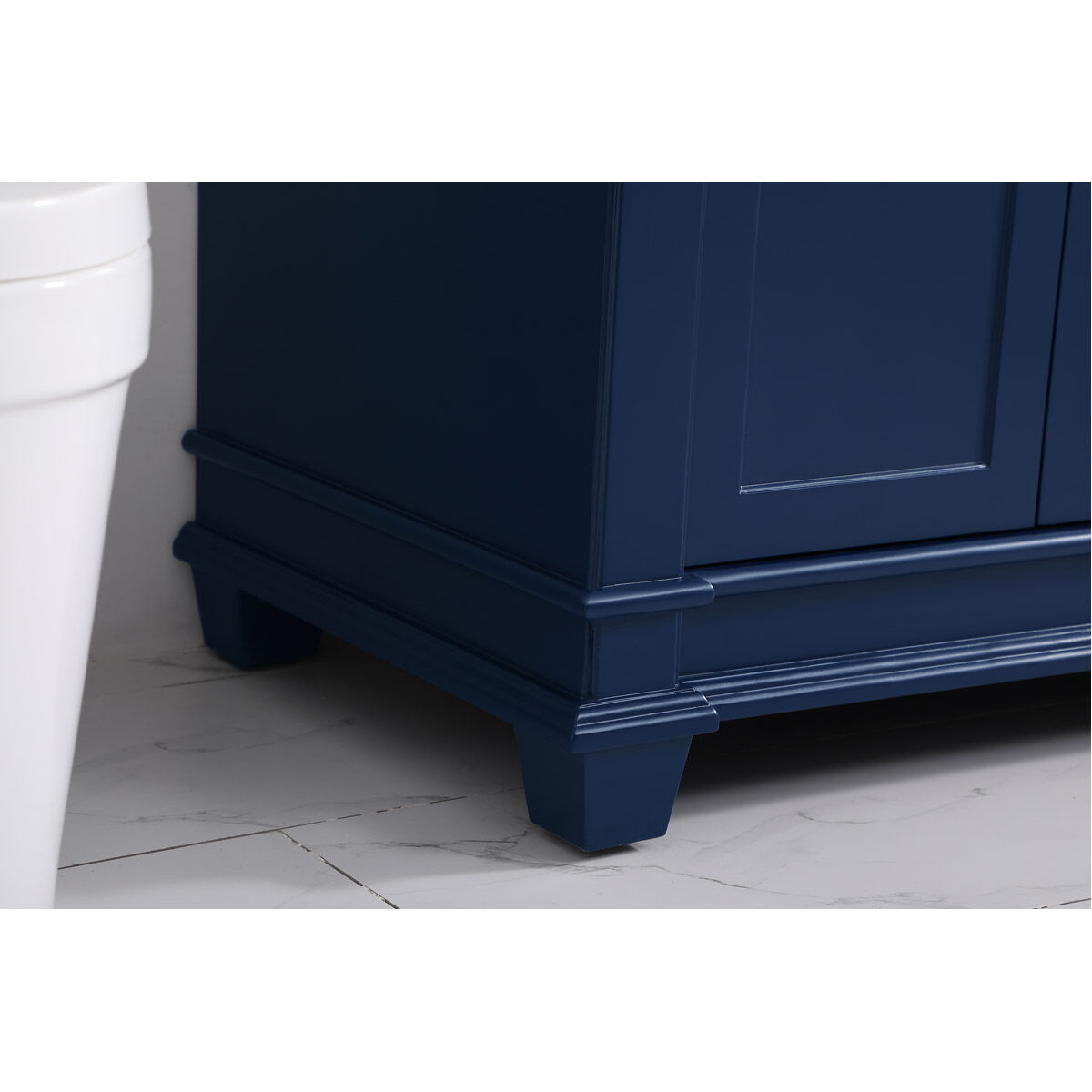 Wesley 42 X 21.5 X 35 inch Blue Vanity Sink Set