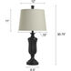 Signature 31 inch 150 watt Bronze Wood Table Lamp Portable Light