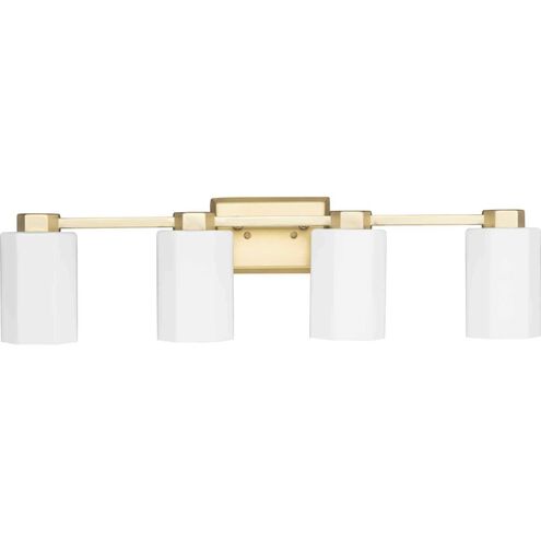 Estrada 4 Light 31.25 inch Brushed Gold Bathroom Vanity Light Wall Light