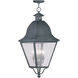 Amwell 4 Light 13.5 inch Charcoal Outdoor Pendant Lantern