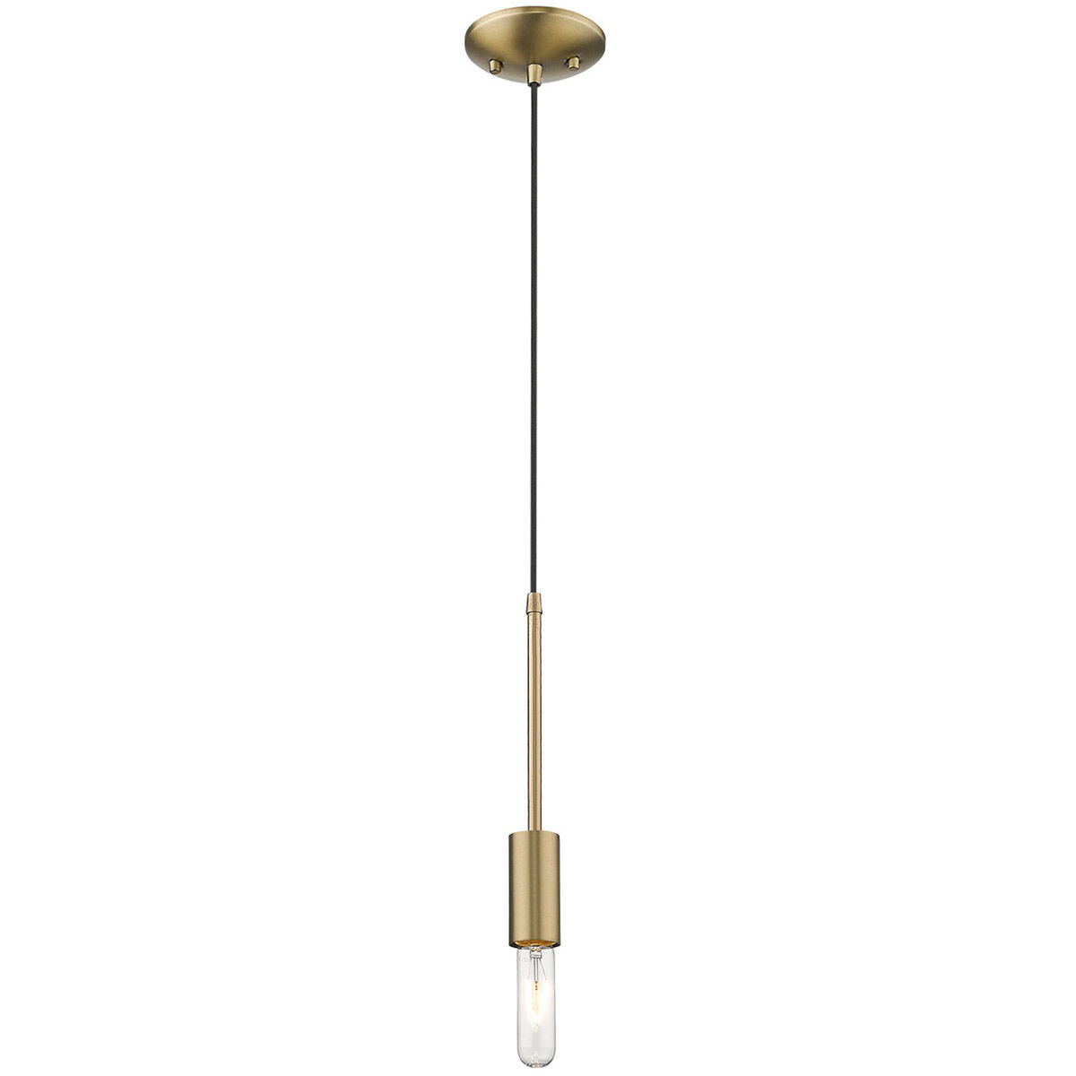 Perret 1 Light 2 inch Aged Brass Mini Pendant Ceiling Light