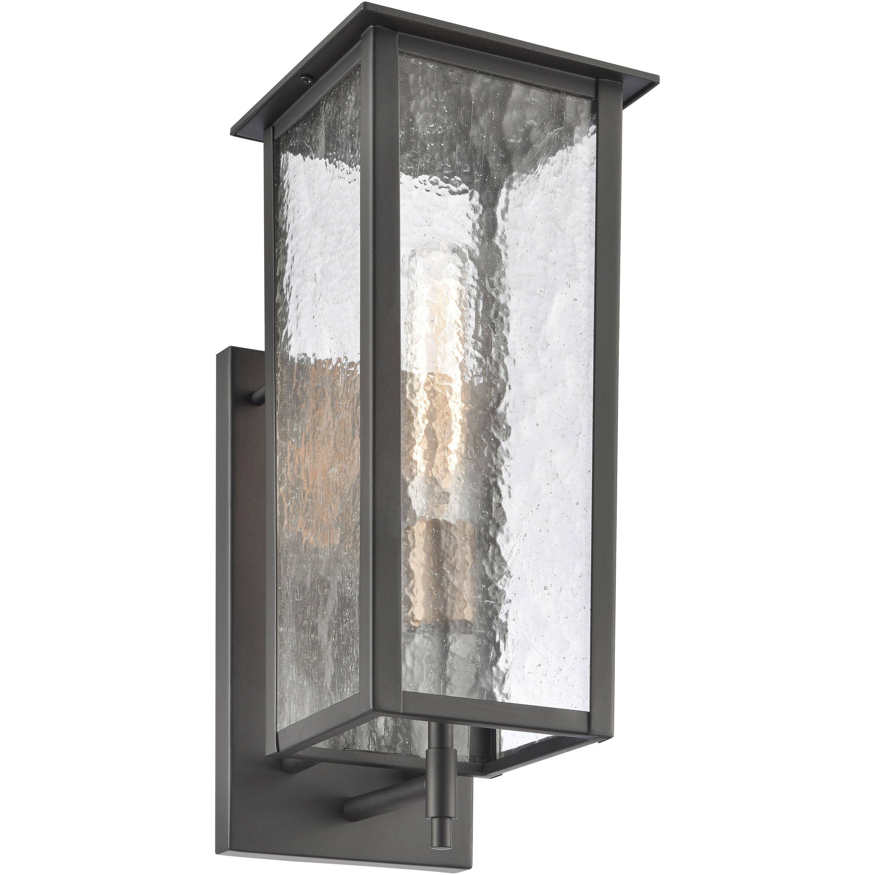 Marquis 1 Light 18 inch Matte Black Outdoor Sconce