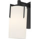 Froselle 1 Light 4.5 inch Matte Black Wall Sconce Wall Light