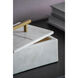 Brass 7.1 X 4.9 inch White Box