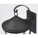 Outremont 3 Light 20.25 inch Sand Coal Black Outdoor Wall Lantern
