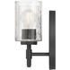 Solventa 1 Light 5.5 inch Matte Black Wall Sconce Wall Light