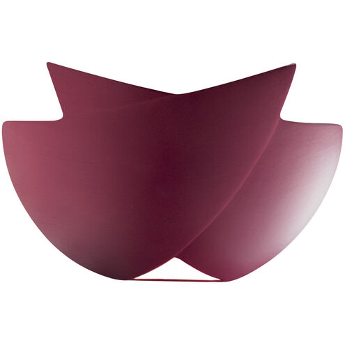Ambiance 1 Light 11.25 inch Cerise ADA Wall Sconce Wall Light in Incandescent, Ceriseá