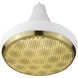 Tholos 1 Light 14 inch White Pendant Ceiling Light