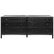 Hampton Hand Rubbed Black Dresser, 6 Drawer