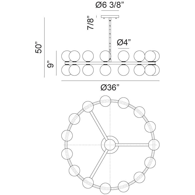 Nimbus 30 Light 36.00 inch Pendant
