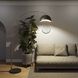 Luna Bella 92 inch 9 watt Weathered Brass and Black Arc Floor Lamp Portable Light