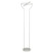 Zeitlos 75 inch 78 watt Satin Nickel Floor Lamp Portable Light, Bankamp Astoria