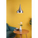 Circa 1 Light 11.5 inch Burnished Nickel Pendant Ceiling Light