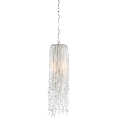 Capelli 1 Light 6 inch Nickel/Clear Pendant Ceiling Light