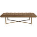 Kayla Vintage Cognac Bench