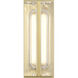 Langferd 1 Light 12 inch Gold Outdoor Wall Sconce
