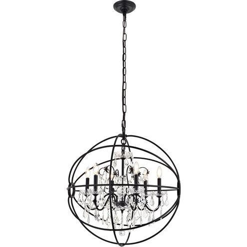 Cordelia 6 Light 26 inch black Pendant Ceiling Light