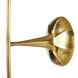 Coltrane 25.00 watt Antique Brass Floor Lamp Portable Light