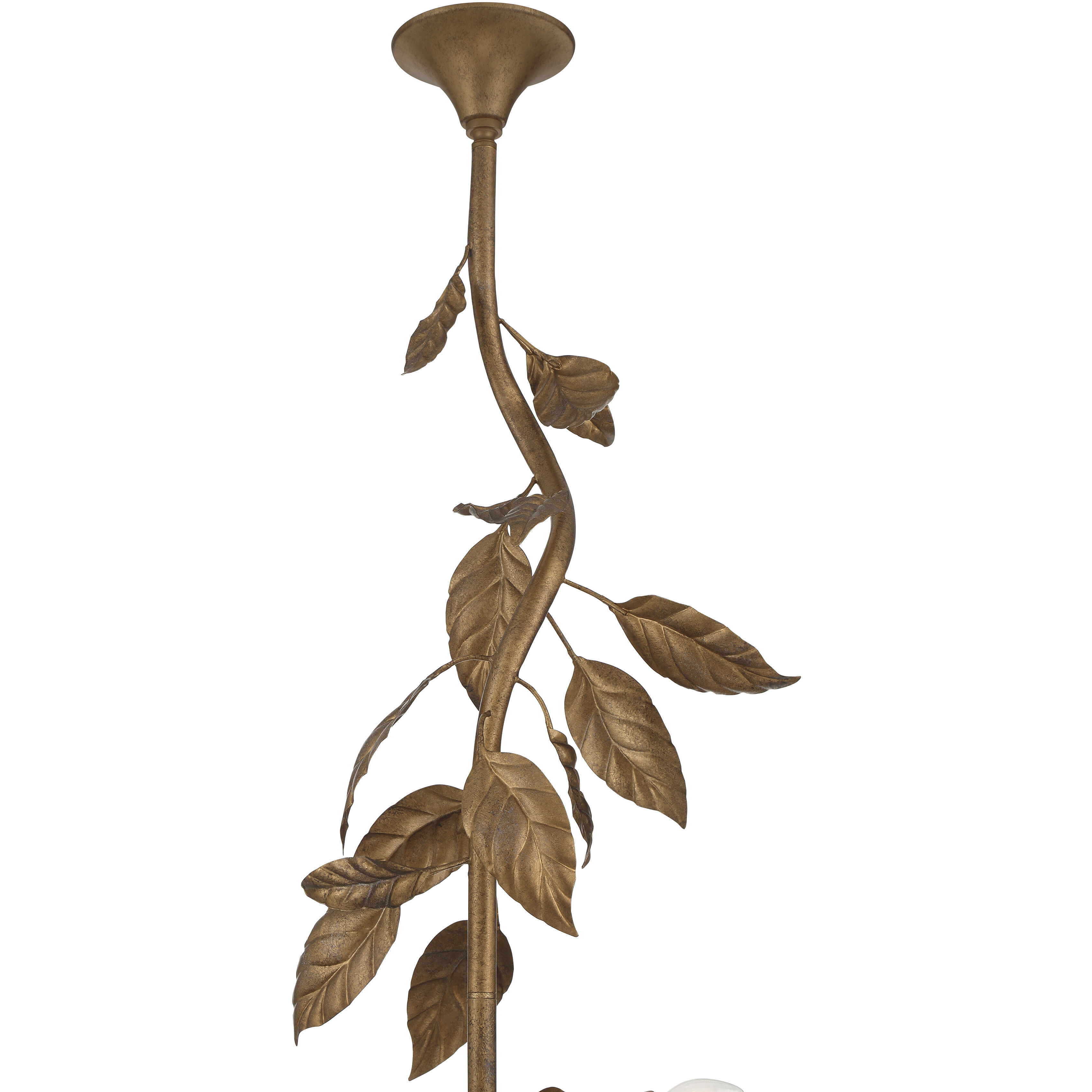 Seraphine 11 Light 60 inch Weathered Gold Linear Chandelier Ceiling Light