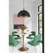 Soto 3 Light 23.5 inch Matte Black and Antique Gold Pendant Ceiling Light
