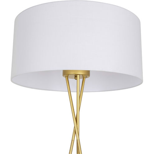 Cason 66 inch 60 watt Brass Floor lamp Portable Light