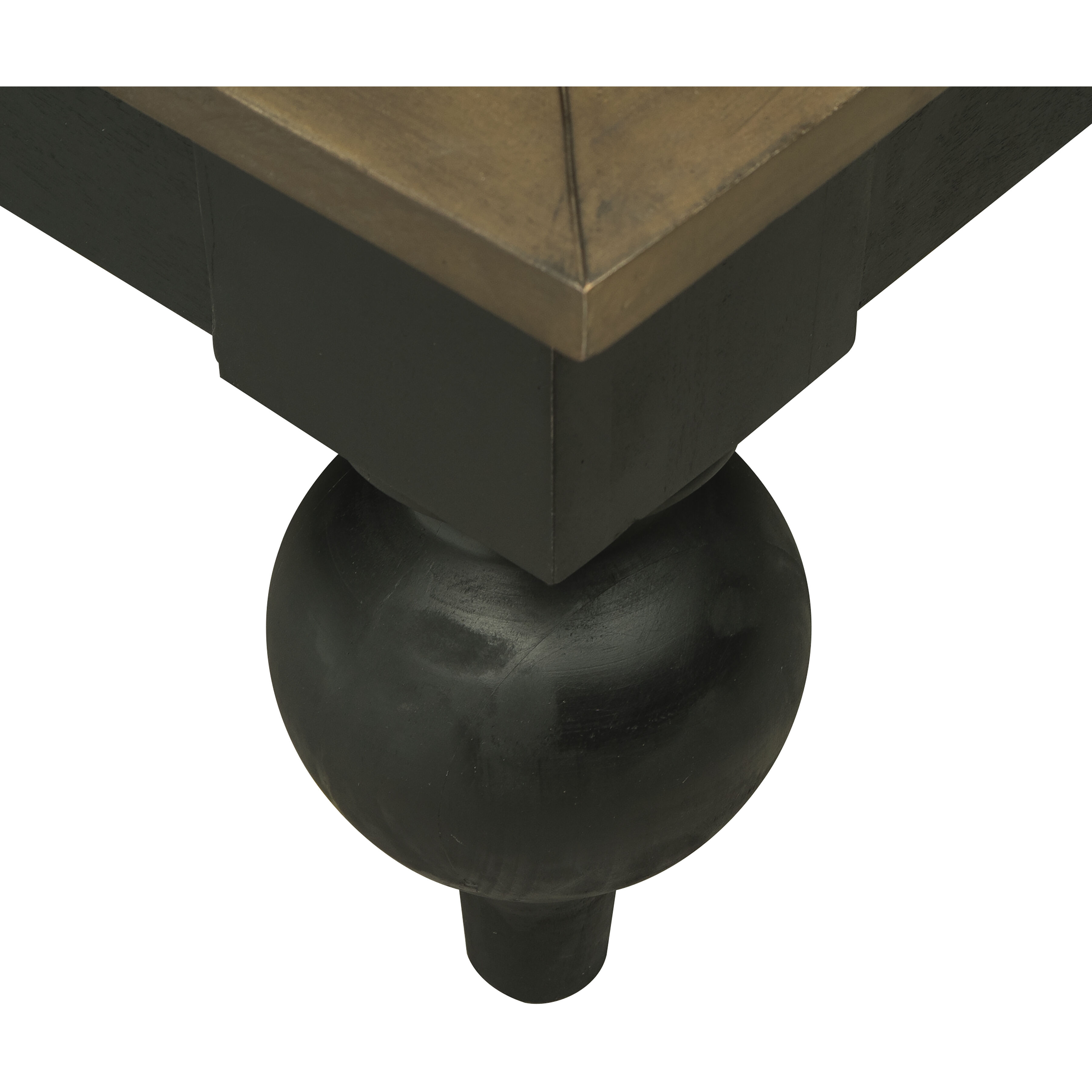 Piedmont 44 X 44 inch Harvest Brown with Kettle Black Coffee Table