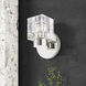 Rotterdam 1 Light 7 inch Polished Nickel Crystal Single Sconce Wall Light