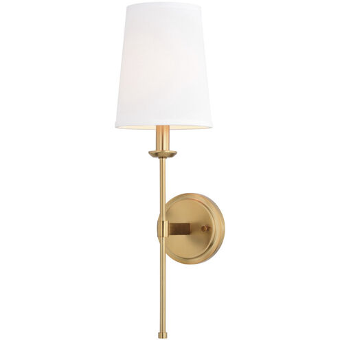 Camden 1 Light 6 inch Natural Brass Wall Light