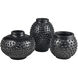 Dorus 10.25 X 9 inch Vase in Black
