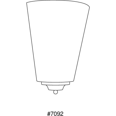 LED Sconce LED 8 inch Brushed Nickel ADA Wall Sconce Wall Light, Progress LED