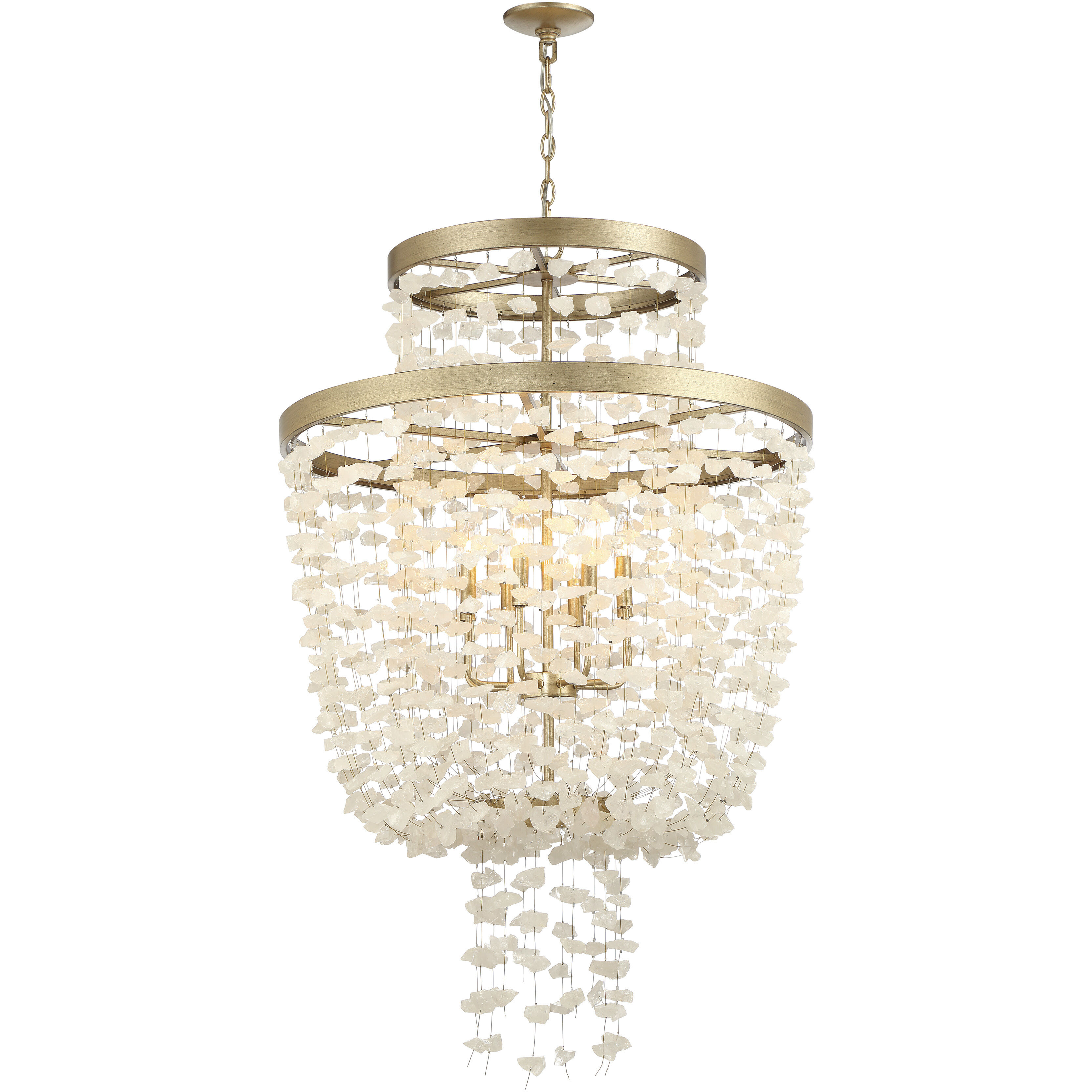 Stonybrook 8 Light 30 inch Havana Gold Pendant Ceiling Light