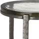 Acea 15 inch Graphite/Clear Accent Table