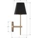 Xavier Sconce Wall Light in Vibrant Gold