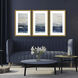 Oceania Blue and White Framed Art