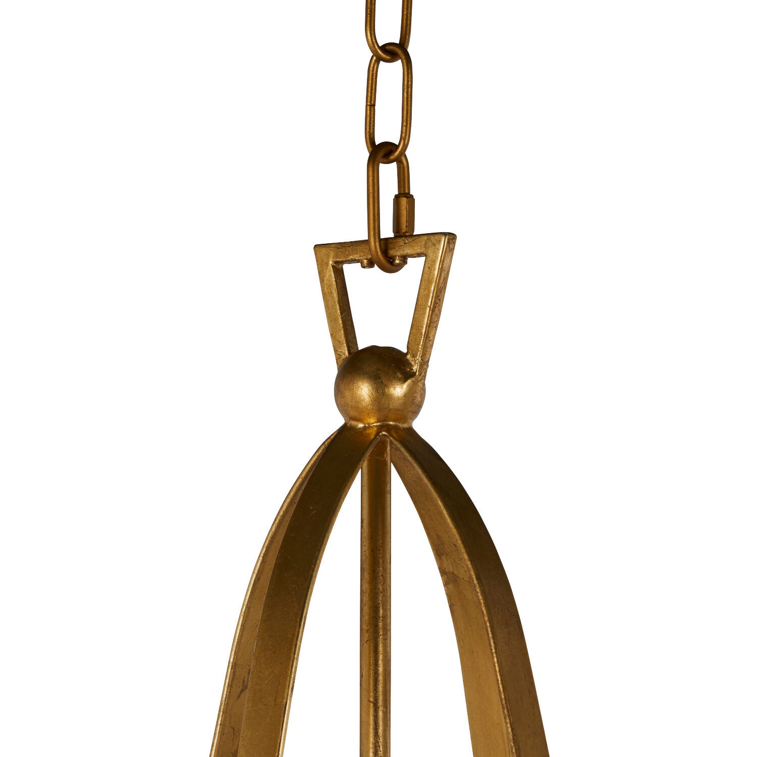 Arbella 2 Light 24 inch Vintage Gold / White Linen Pendant Ceiling Light