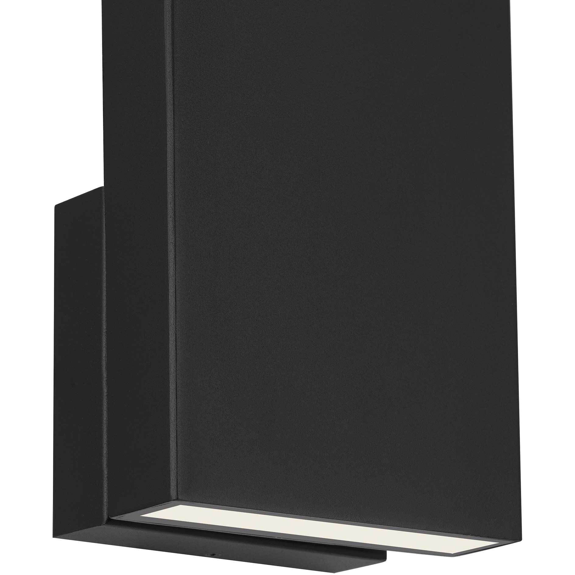 Mille LED 18 inch Sand Black Outdoor Wall Sconce