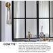 Cosette LED 5 inch Heritage Brass Sconce Wall Light in Heritage Brass / Clear