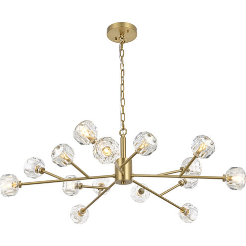 Graham 15 Light 42 inch Gold Pendant Ceiling Light
