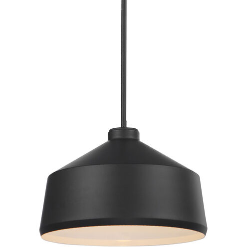 Holgate 1 Light 14 inch Matte Black Pendant Ceiling Light