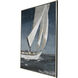 Home Run Blue and Beige and Multi and White Canvas