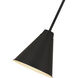 Eaton 1 Light 12 inch Matte Black Pendant Ceiling Light