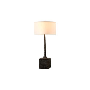Green Oak 35 inch 60.00 watt Tortona Bronze Table Lamp Portable Light