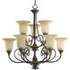 Kensington 9 Light 31.5 inch Forged Bronze Chandelier Ceiling Light