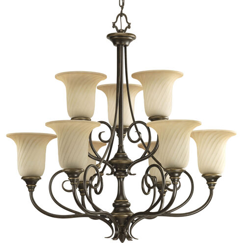 Kensington 9 Light 31.5 inch Forged Bronze Chandelier Ceiling Light