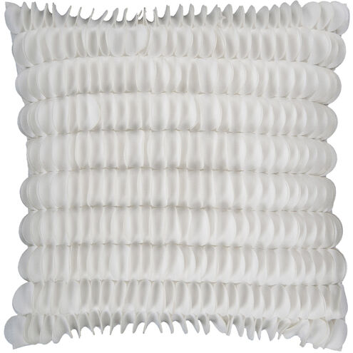 Olivia 18 inch White Pillow Kit