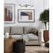 Madison 4 Light Brushed Pewter Track Ceiling Light