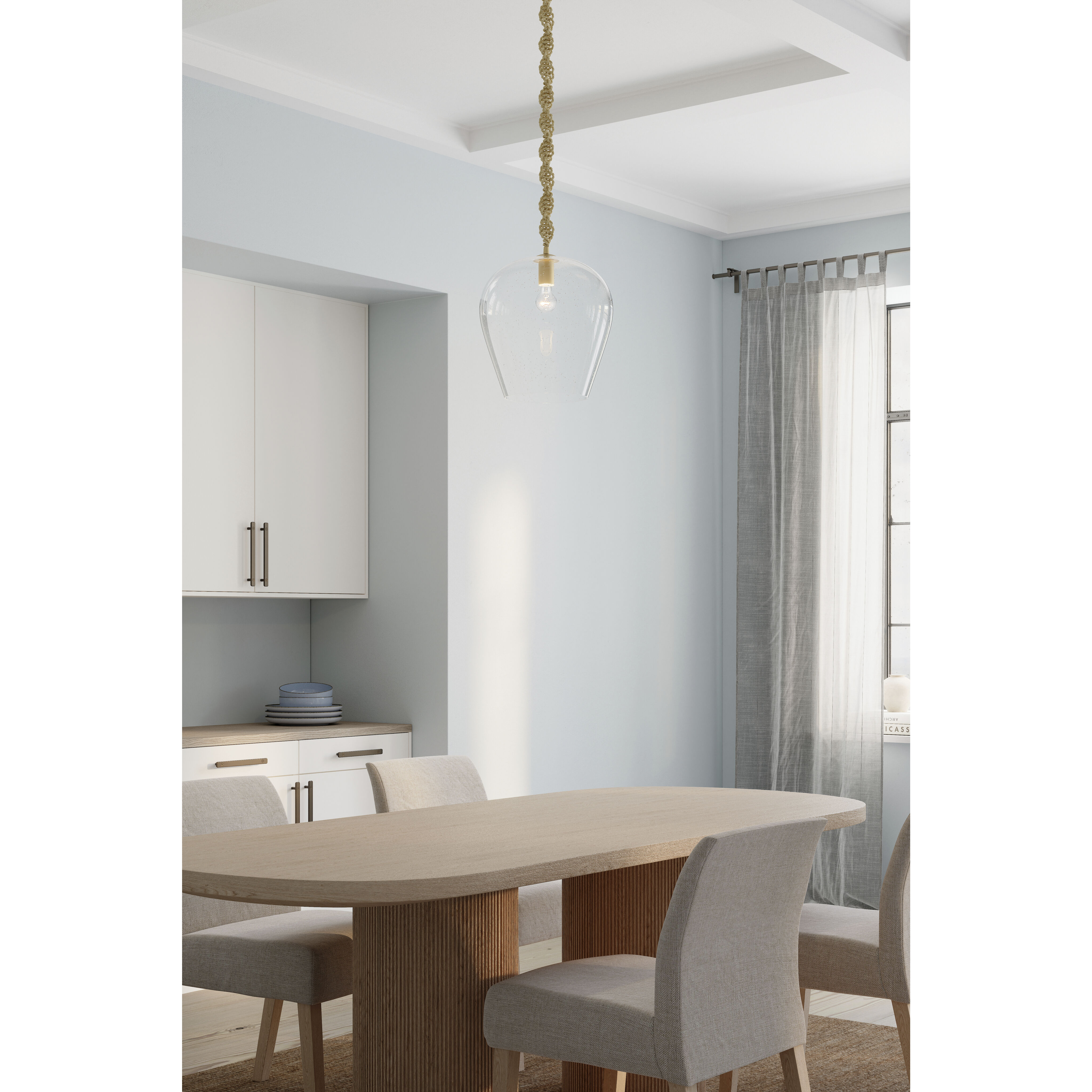 Elyric 1 Light 12.75 inch Legacy Brass Pendant Ceiling Light