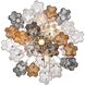 Addis 4 Light 17.75 inch Polished Chrome Semi Flush Ceiling Light in Autumn